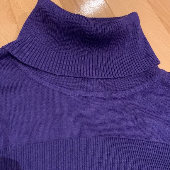 VEUC/LIKE NEW RW&CO Purple Turtleneck - size XL - Picture 9 of 15